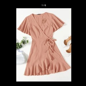 Shein wrap dress